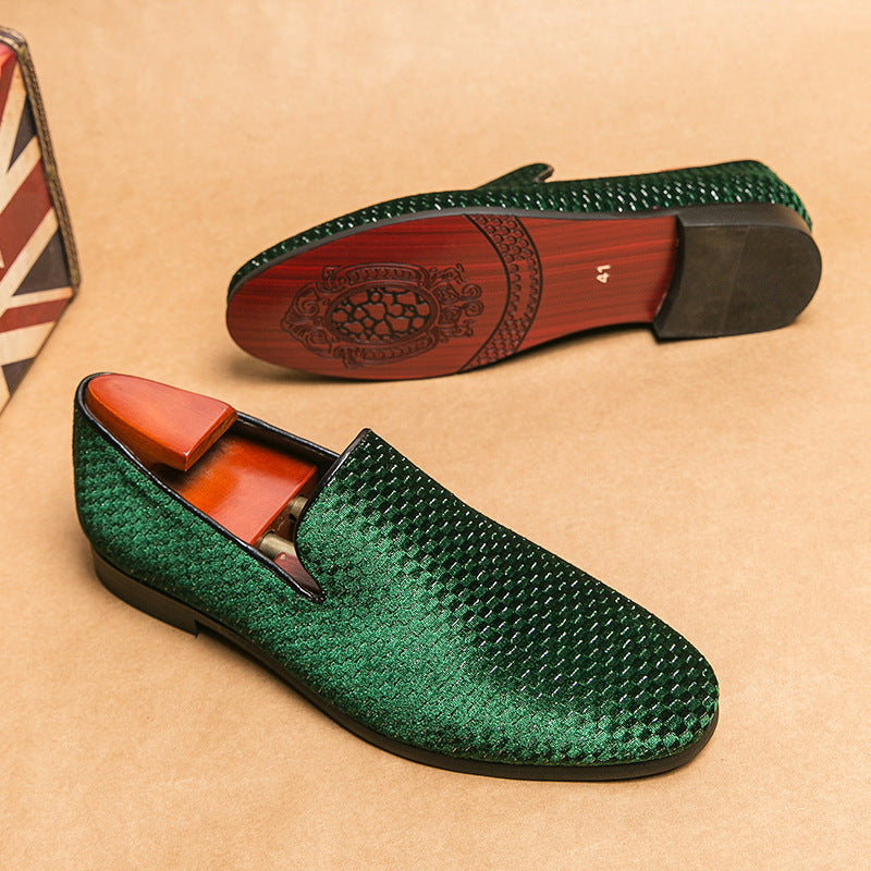 Urban Drift Men’s Moc Toe Leather Slip-Ons