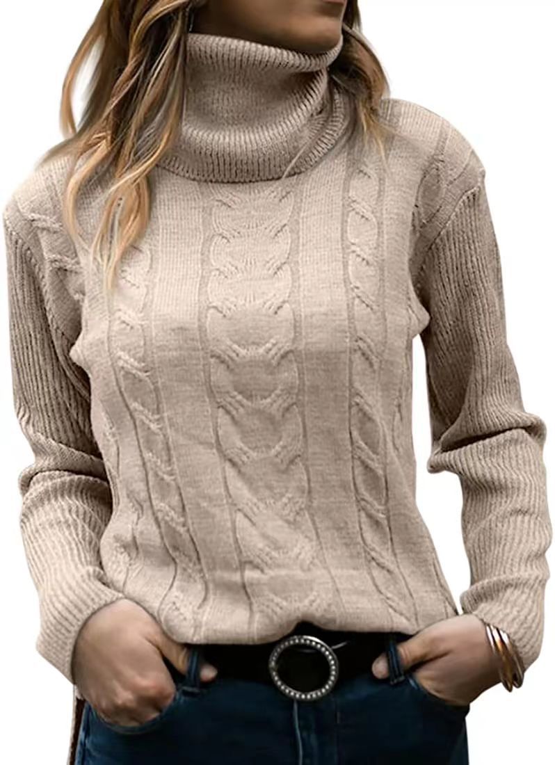 Classic Retro Turtleneck Knit