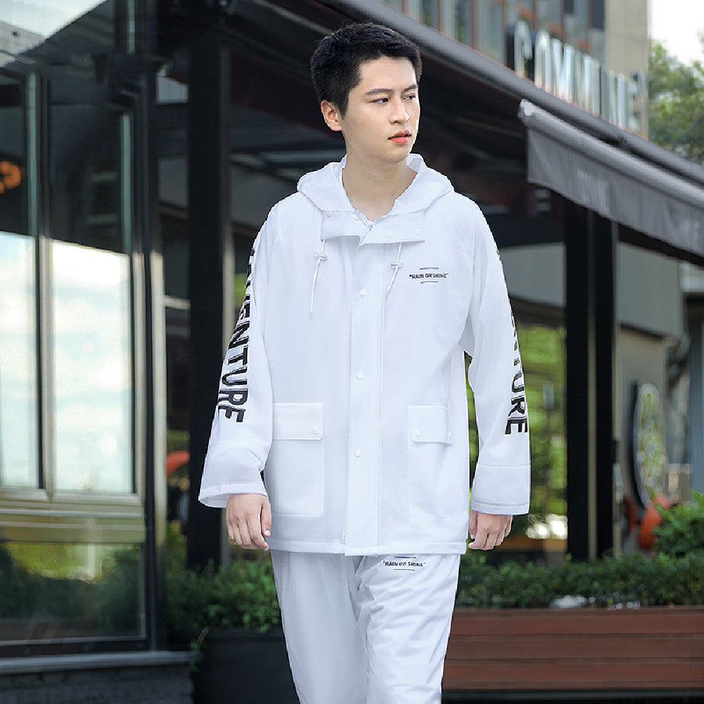 Fashion Split Raincoat Rain Pants Suit Sean Powell Apparel