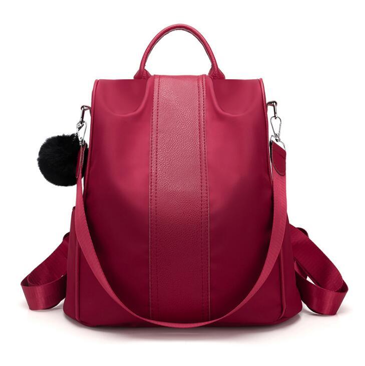 VEGAN WOMENS FAUX LEATHER MULTIFUNCTION ANTI-THEFT BACKPACK Sean Powell Apparel
