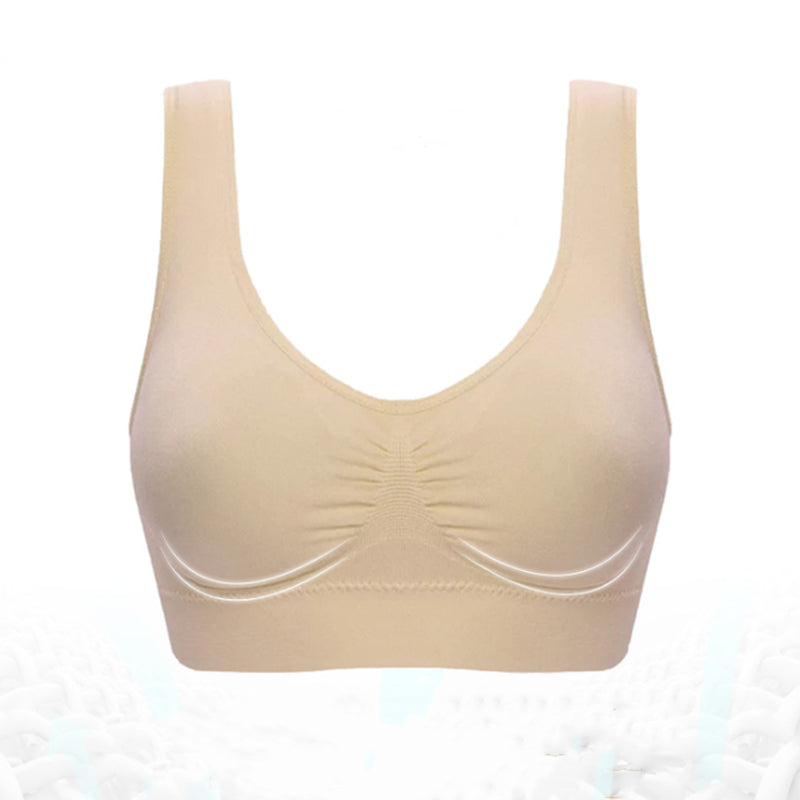 Flex Fit: Wire-Free Yoga Sports Bra with Shock Absorption Sean Powell Apparel