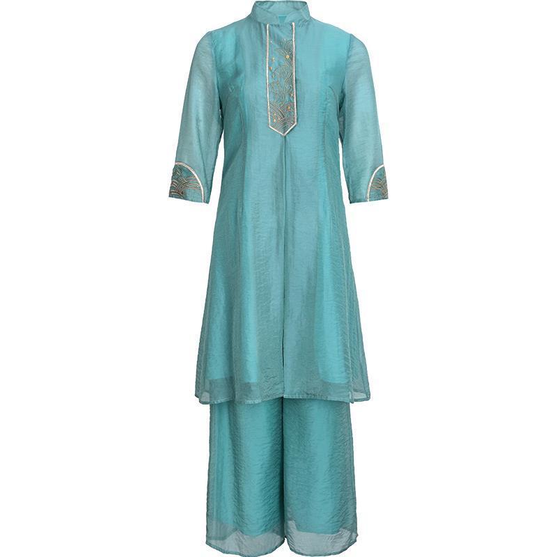 Elegance West Wide-Leg Suit Dress