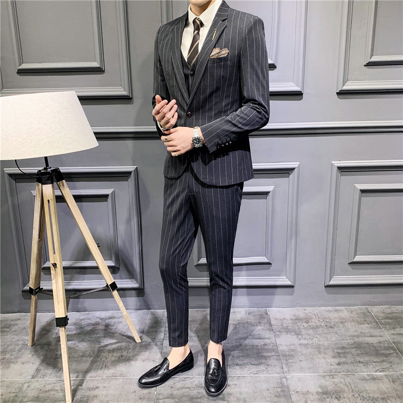 Handsome English Groomsmen Slim Wedding Tuxedo