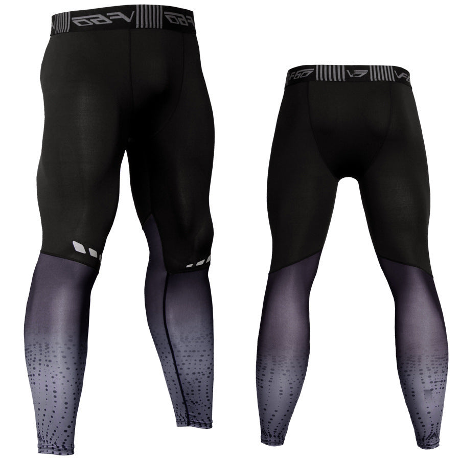 Men’s Running Compression Tights – Long Sports Leggings for Training