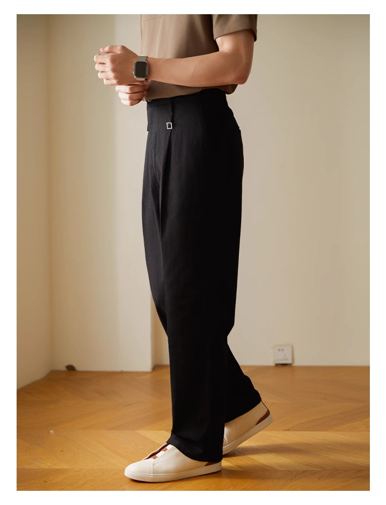 Vintage Vibe Casual Trousers