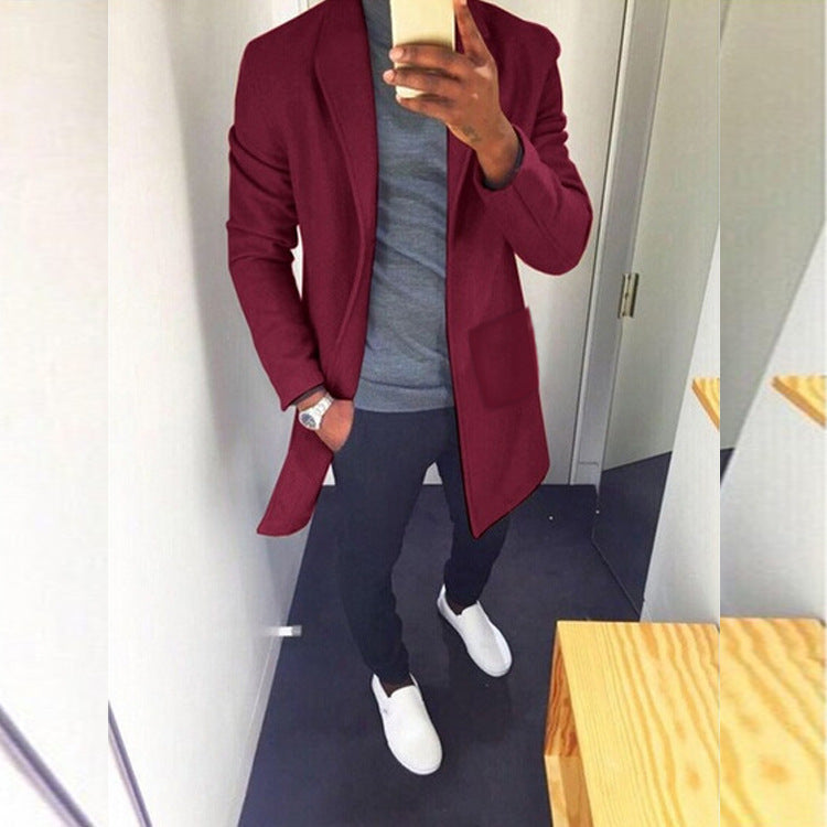 Woolen windbreaker coat Sean Powell Apparel