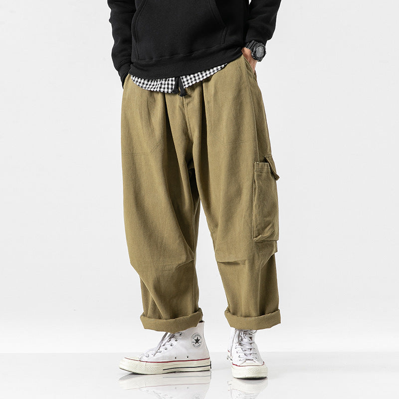 Urban Flow Wide Leg Cargo Trousers