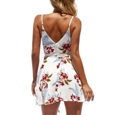 Sunset Vibes Backless Sling Dress