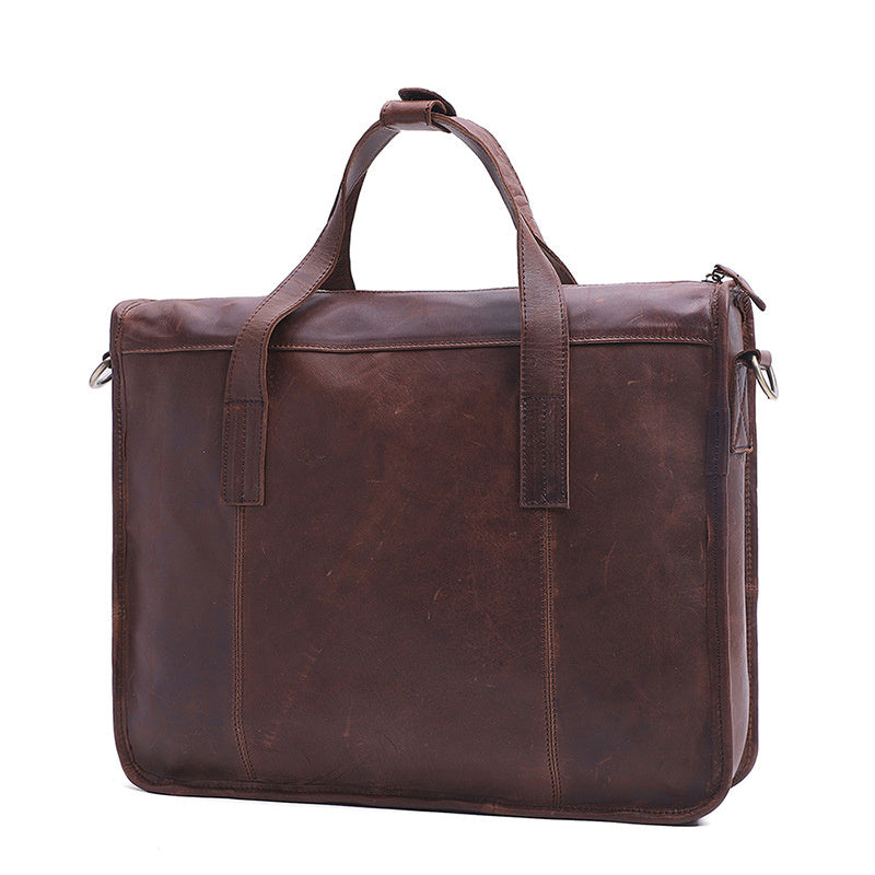 Men's leather briefcase Sean Powell Apparel