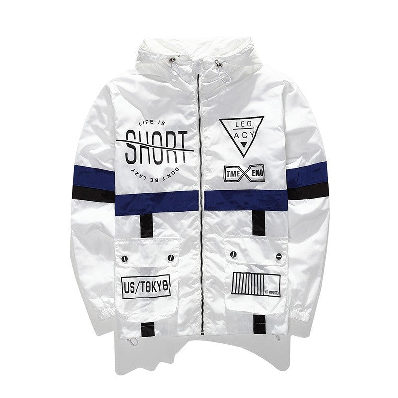 Stitching contrast windbreaker Sean Powell Apparel