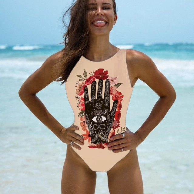 Eternal Elegance: Classic Black One-Piece Swimsuit Sean Powell Apparel