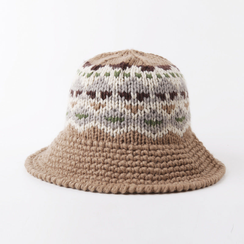 Outdoor Knitted Panama Bucket Hat