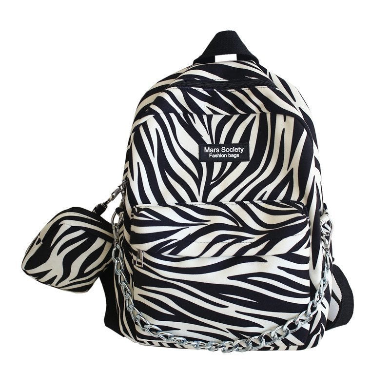 Korean Style Fashion Personality College Style Large-capacity Pattern Backpack Sean Powell Apparel