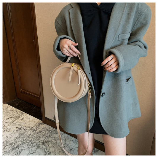 Minimalist Muse Circle Shoulder Bag