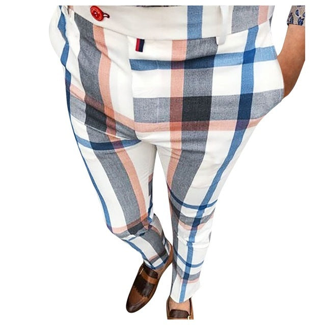 Urban Grid Plaid Hip Hop Pants