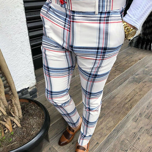 Urban Grid Plaid Hip Hop Pants