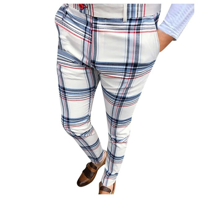Urban Grid Plaid Hip Hop Pants