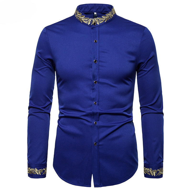 Golden Stitch Slim Fit Dress Shirt Sean Powell Apparel