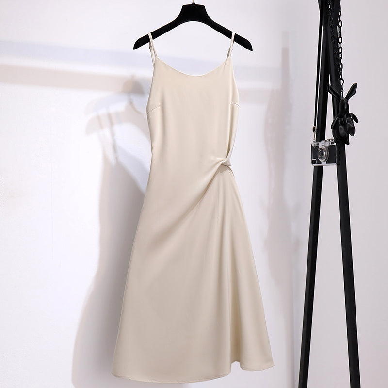 Green Delight Suspender Dress