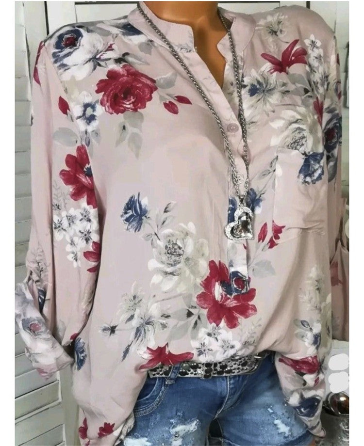 Tropical Breeze Printed Blouse Sean Powell Apparel