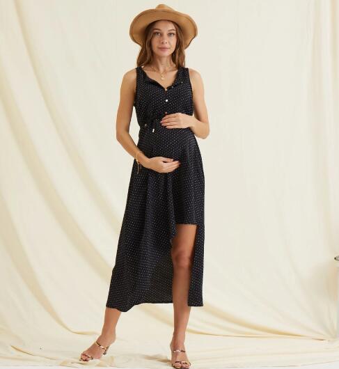 Polka Dot Pregnancy Chic Dress Sean Powell Apparel