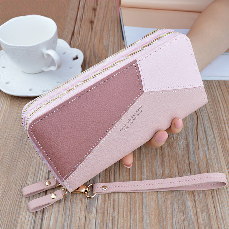 New Double Zipper Hand Wallet Women"s Sean Powell Apparel