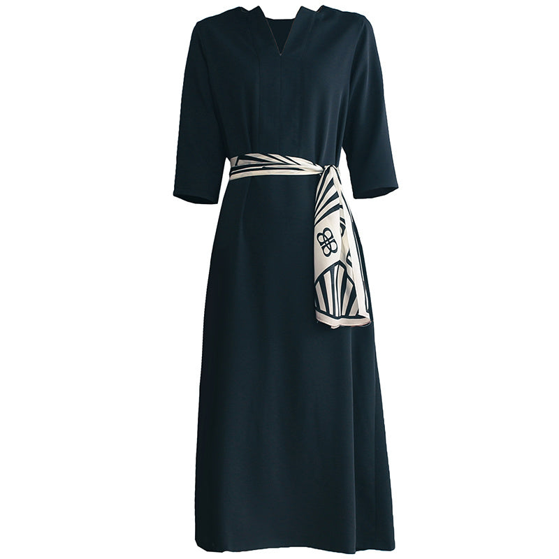 Vintage Grace Black Summer Gown