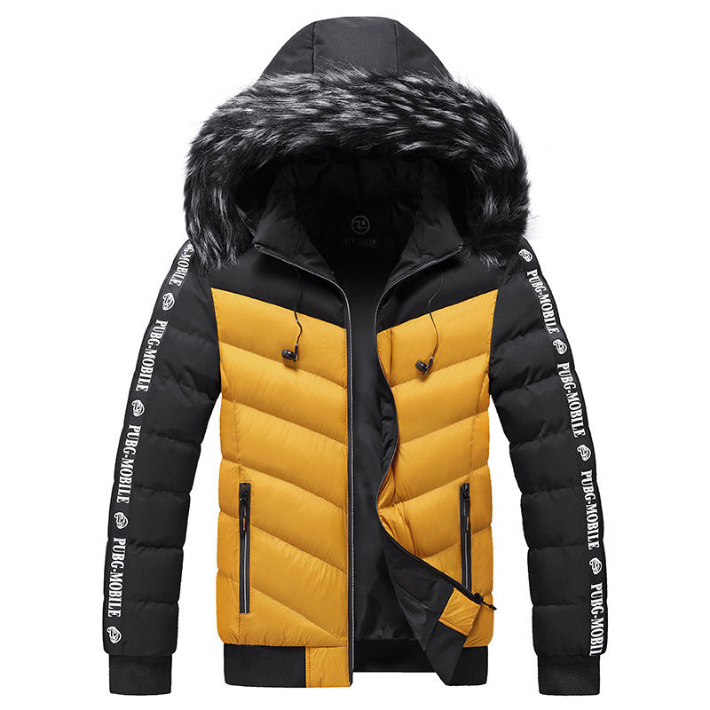 Hooded jacket men's thick warm cotton jacket , Sean Powell Apparel