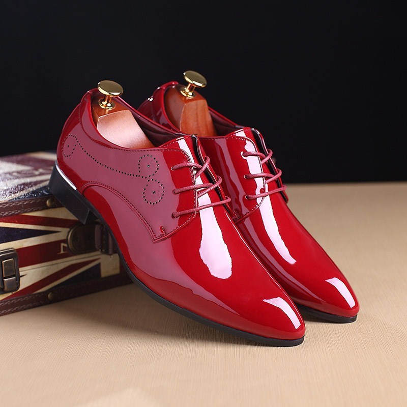 Men’s Classic Leather Slip-On Business Shoes