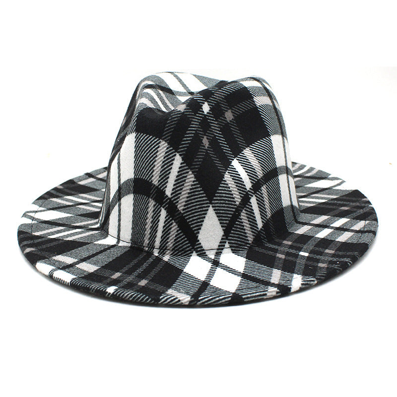 Urban Stripes Plaid Fedora Sean Powell Apparel