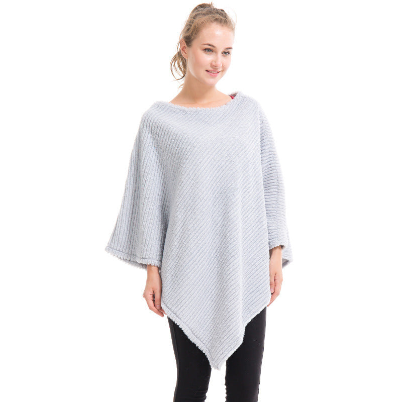 Cozy Chic Plush Pullover – Plus Size Edition