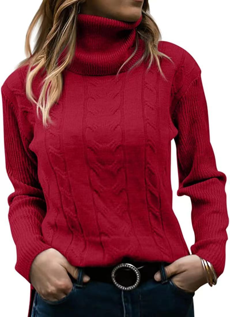 Classic Retro Turtleneck Knit