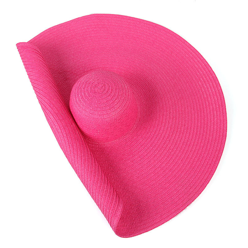 Oversized Summer UV Protection Straw Hat