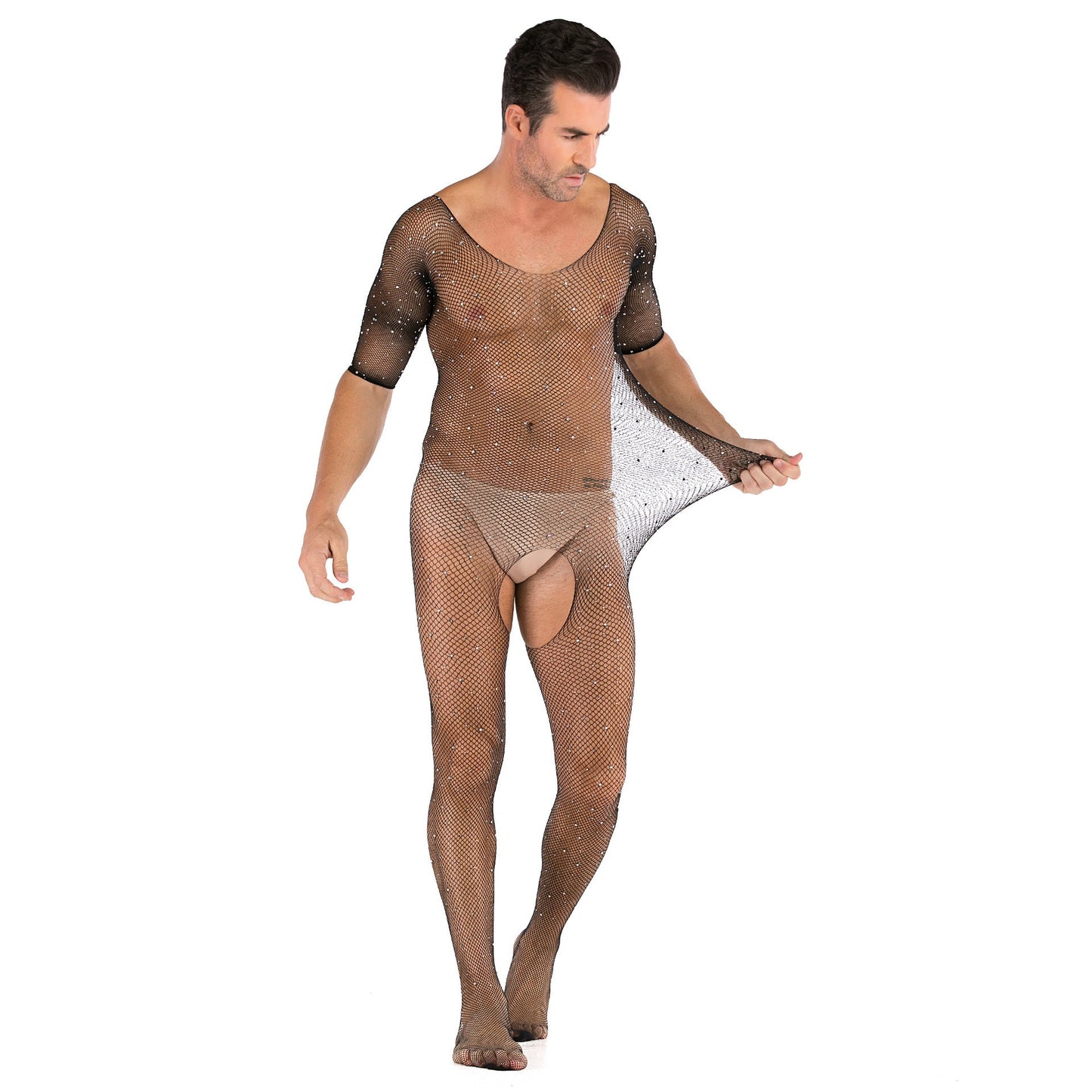 Crystal Mesh Bodysuit Sean Powell Apparel