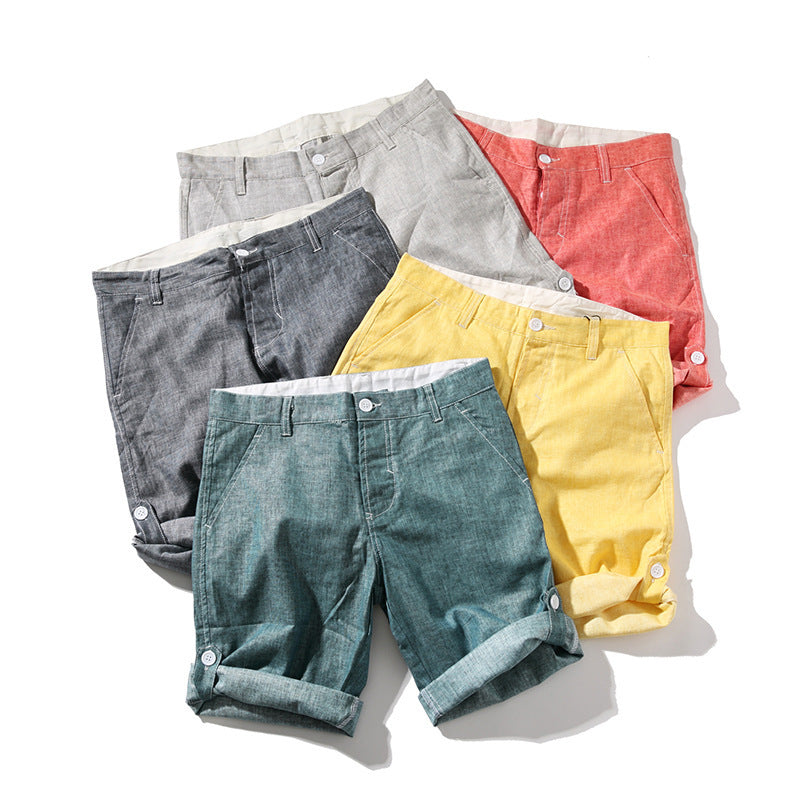 Summit Luxe Linen Shorts