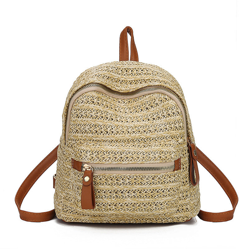 Straw backpack woven backpack Sean Powell Apparel