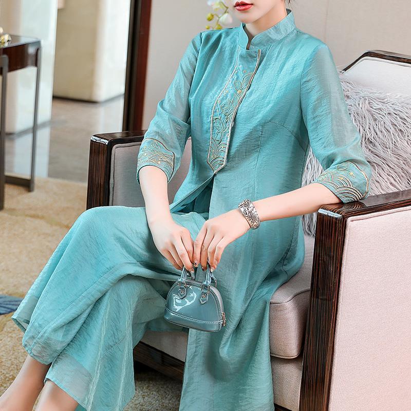 Elegance West Wide-Leg Suit Dress