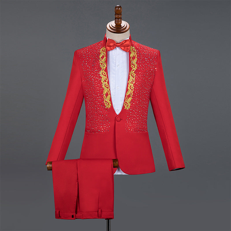 Majestic Men’s High-Collar Ensemble