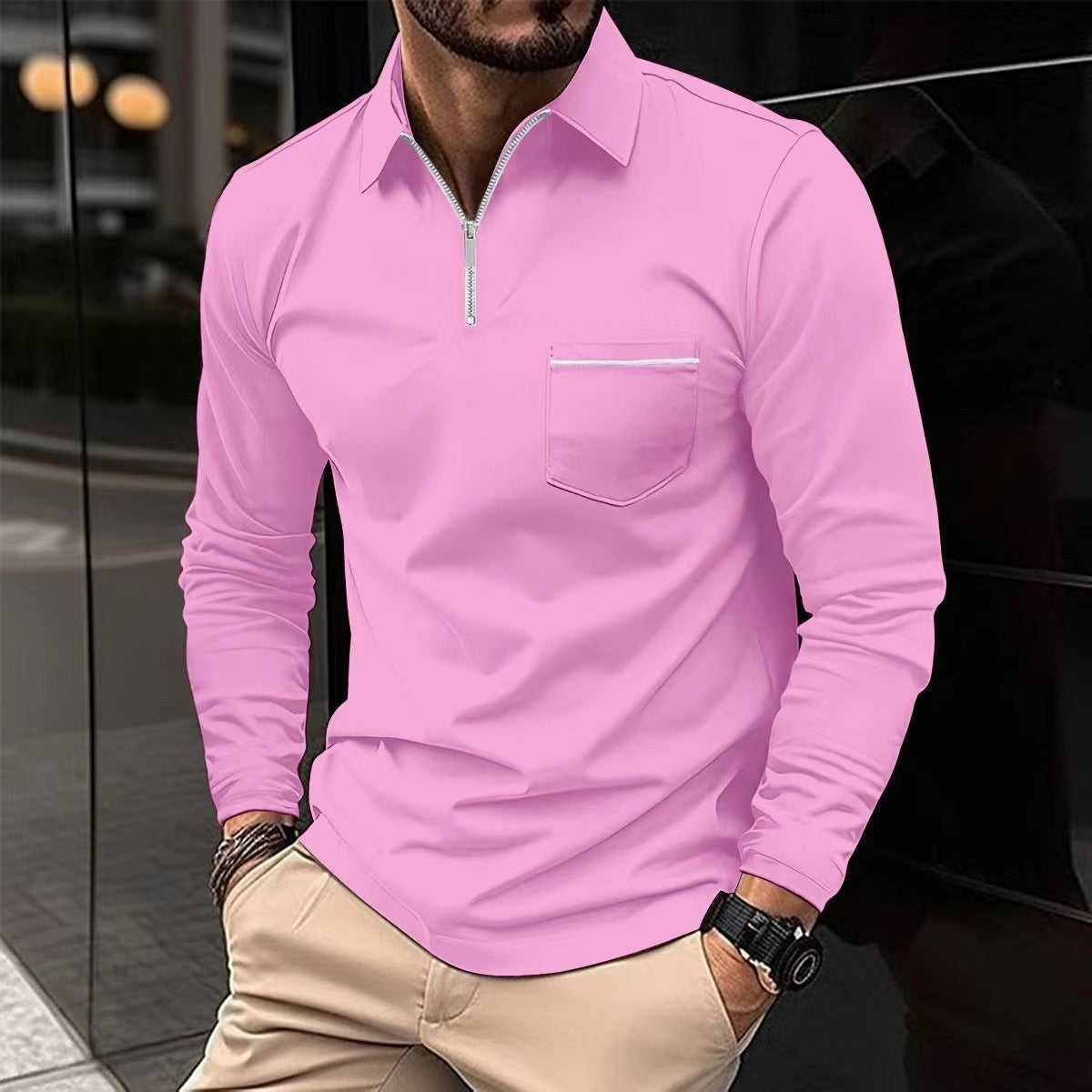 Urban Glide Zipper Polo