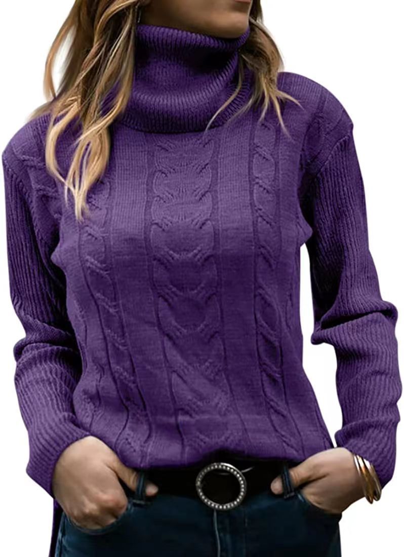 Classic Retro Turtleneck Knit