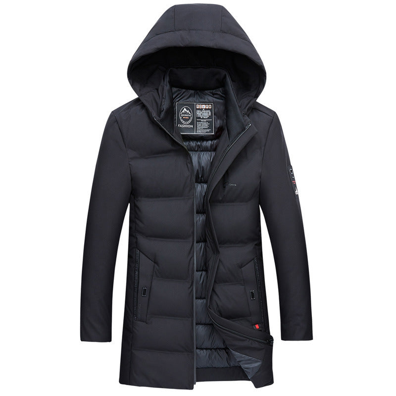 Thick Mid-length Down Padded Jacket Men's Loose Jacket Sean Powell Apparel