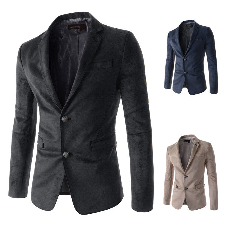 Classic Suede Men’s Suit