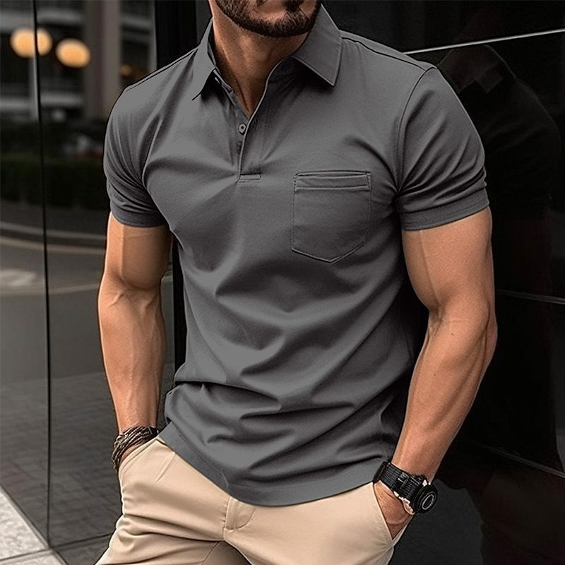 Breeze Line Pocket Polo