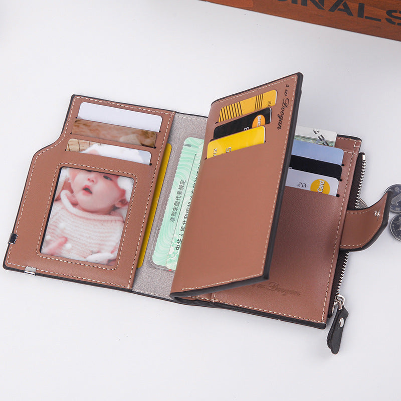Retro-Inspired Compact Wallet for Men – Stylish & Practical Sean Powell Apparel