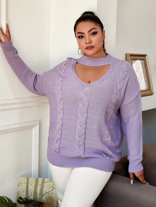 Serene Knit Plus Pullover