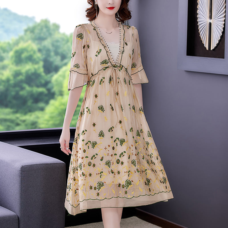 Silken Grace Summer Dress