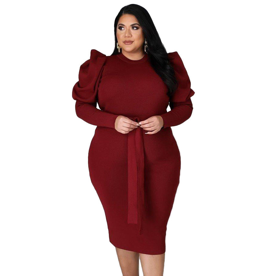 Sleek Silhouette Plus Dress