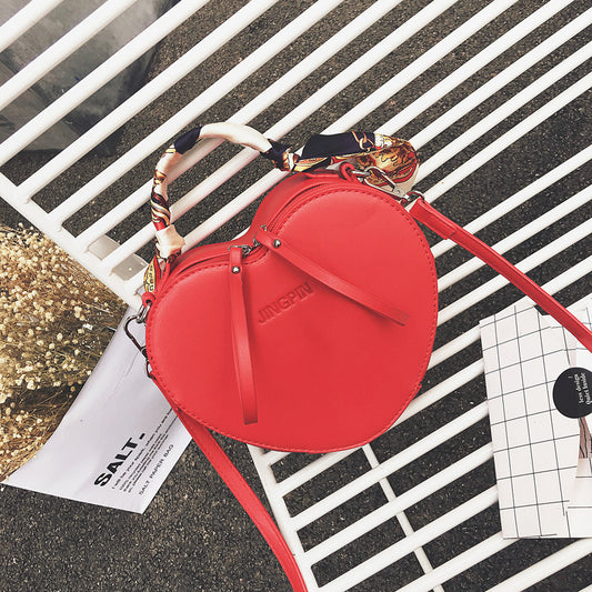 Autumn Peach Scarf Shoulder Bag