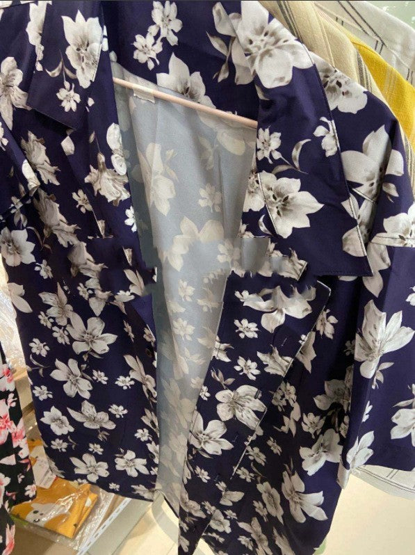 Peach Blossom Floral Breeze Shirt