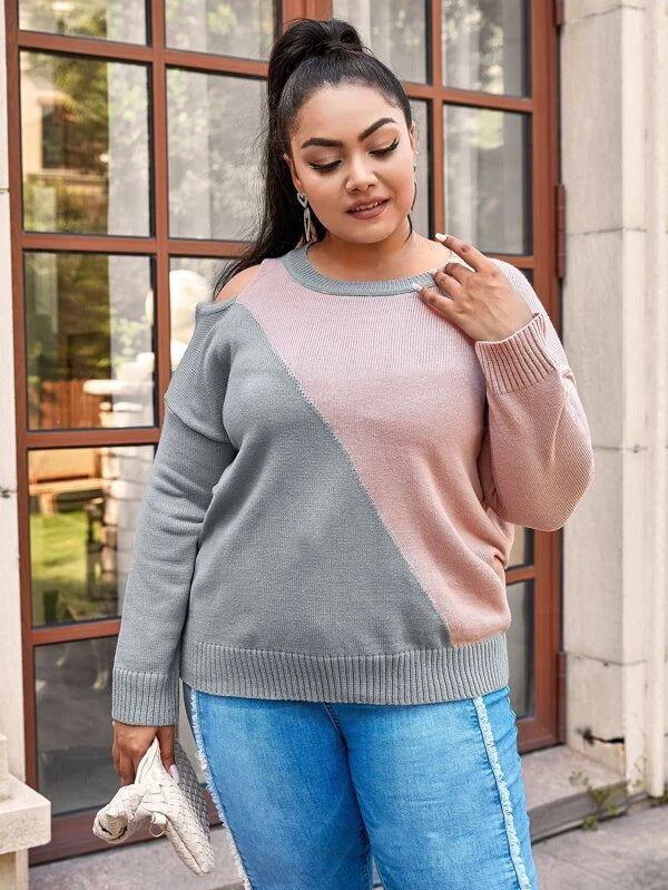 Cozy Curve Knit Sweater